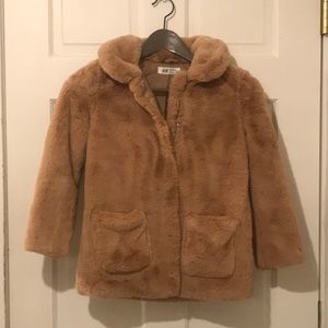 Faux Fur Kids Coat - Size 7
